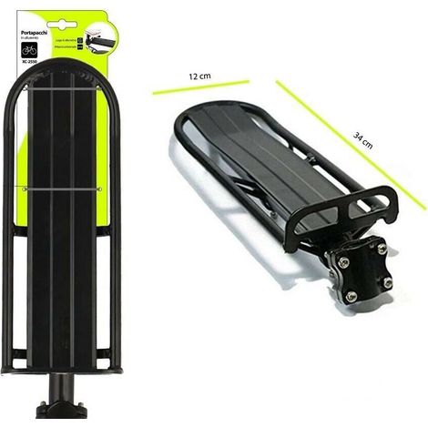 Wisdom - Portapacchi Posteriore In Alluminio Per Bici Bicicletta Attacco Universale Xc2550 -