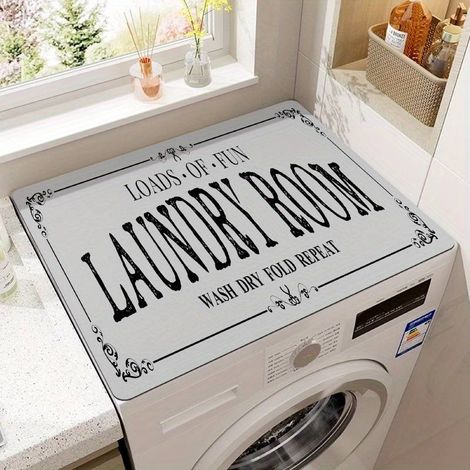 Tapis égouttoir à vaisselle, tapis anti-poussière pour lave-linge, tapis de bonde pour lavabo, tapis absorbant souple pour robinet, dessous de verre pour lavabo