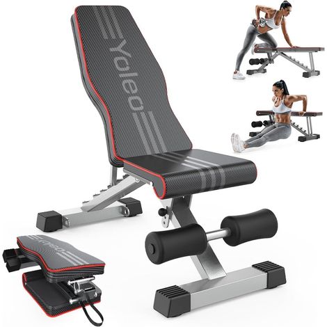 Klappbare Hantelbank Multifunktion Fitnessbank 300kg belastbar (1/5)