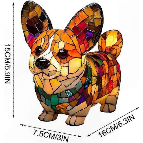 Luminaire décoratif Canine Art pp811 pour chambre, veilleuse design chien, ambiance chaleureuse, idéal cadeau maison. (1/2)