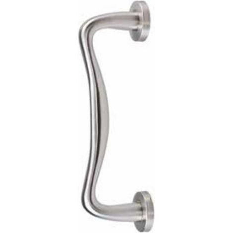 Poignée ondulée pleine modèle 316 inox 304 Sat (1/2)