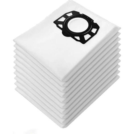 AMXCNOY 10er-Pack Staubsaugerbeutel für Kärcher WD4 WD5 WD6 MV4 MV5 MV6 (1/4)