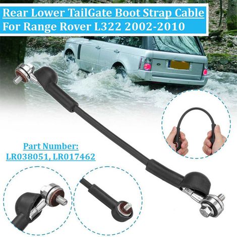 RANGE ROVER L322 SANGLES DE BOTTE DE HAYON INFÉRIEUR ARRIÈRE X2, CÂBLES (2002-2010) LR038051 (1/3)