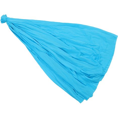 Yoga-Hängematte aus elastischem Stoff, geeignet für Profis und Anfänger, himmelblau. (1/5)