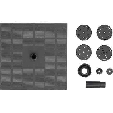Pompe à eau de fontaine solaire flottante automatique pour étang jardin de paysage aquatique extérieur