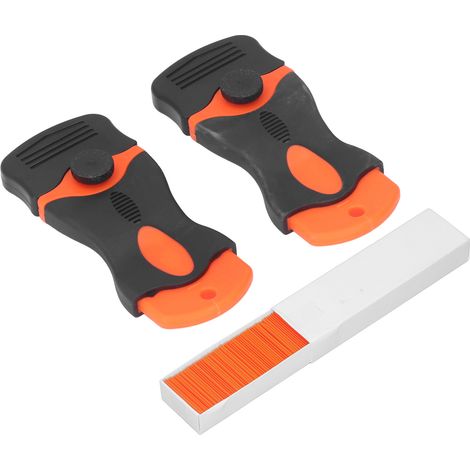 Kit de grattoir à lame unique avec lames de rechange pour enlever mastic et colle - Outil de bricolage maison (1/5)
