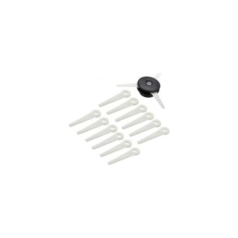 Freischneiderkopf + 12 Schneidmesser für STIHL POLYCUT 6-3 FS40 FS45 FS46 FS50 - Crezuo