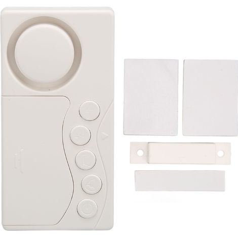 Alarme Porte Sans Fil 108dB, Sécurité Maison Anti-Intrusion pour Portes et Fenêtres, Alerte Vol 4 en 1 (1/5)