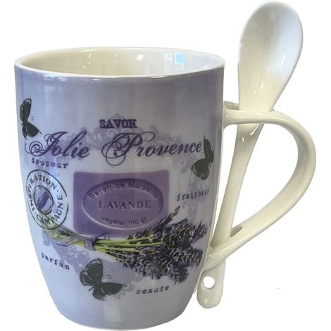 Mug cuillère Jolie Provence