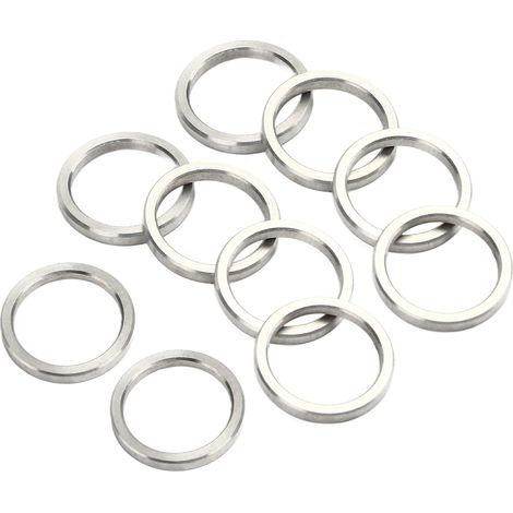 10-teiliges Unterlegscheiben-Distanzscheiben-Set, 15 mm Außendurchmesser, 12 mm Innendurchmesser, Edelstahl, Zubehörteil, Kit 3515-0015-0020 (1/5)