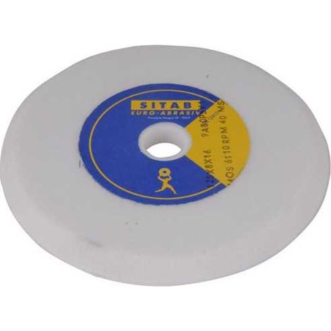 Mola abrasiva 125X 8 F.16,0 Gr 80 bisel Sitab