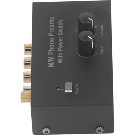 Préamplificateur phono pour platine vinyle, préamplificateur de tourne-disque, préamplificateur stéréo à faible bruit PP500P, prise UE 100-240 V (1/5)
