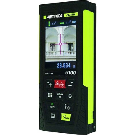 Telemetro laser Flash C100 - con fotocamera fino a 100 m - METRICA - 61186
