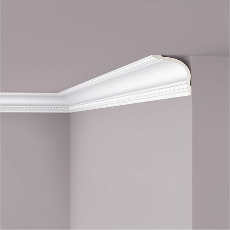 Cornisa NMC Z6 ARSTYL Noel Marquet Moldura decorativa Perfil de estuco diseño moderno blanco 2 m (1/5)