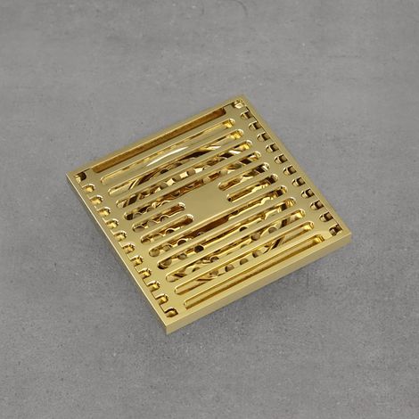 Griglia di scarico 100x100 mm oro antico DOVER