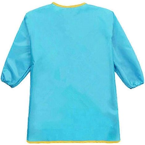 Tablier enfant imperméable à manches longues, tablier de cuisine et de peinture, bavoir-L (1/5)