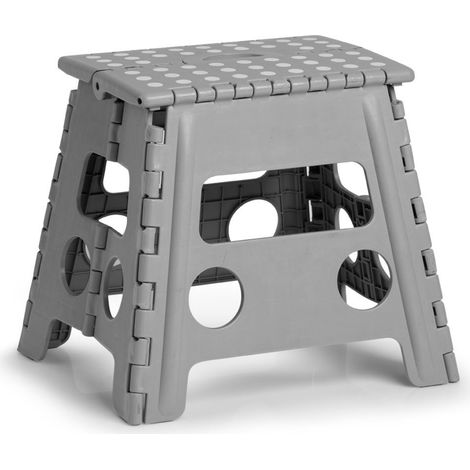 Rutschfester Klapphocker, 37 x 30 x 32 cm, dunkelgrau, ZELLER - ZELLER (1/2)