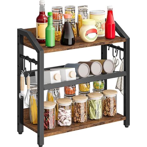 Étagère à Épices, Étagère de Rangement de Cuisine (1/5)