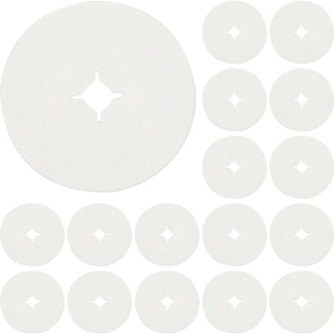 100 petits crochets à disque réutilisables pour panneaux perforés, fixation multi-usages-2.6X2.6cm (1/4)