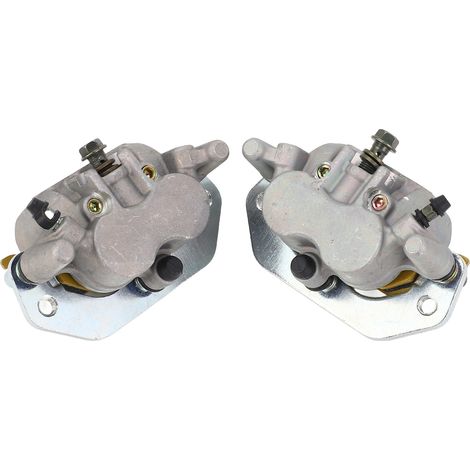 OEBUAFI Metall-Vorderbremssattel, Vorderbremssattel mit Bremsbelägen für Viking 700 YXM700 OE 1XD 2580T 00 00 1XD 2580U 00 00.