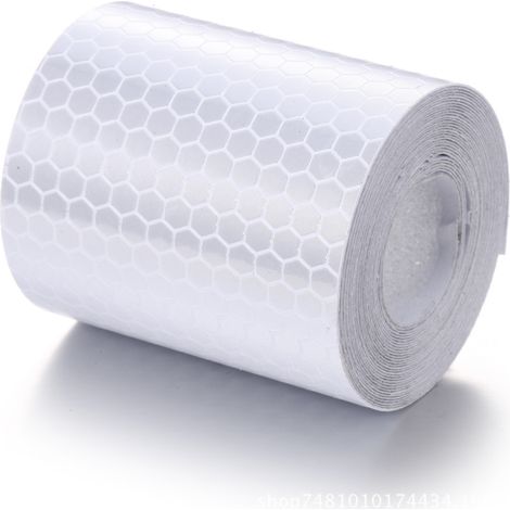 1mx5cm High Quality Reflective Tape & Reflective Tape Cut Weatherproof Warning Tape, Reflective Safety Marker & Self Adhesive (1/4)