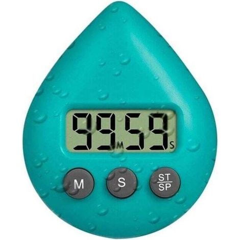 Temporizador de ducha Leise y sin tictacXU, digital, Wasserdicht, Größe Klein y Schön (1/4)