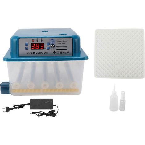 Incubateur automatique intelligent avec thermostat pour œufs de poule, canard, oie, oiseau, poisson, lézard. Prise UE 100-240 V. (1/4)