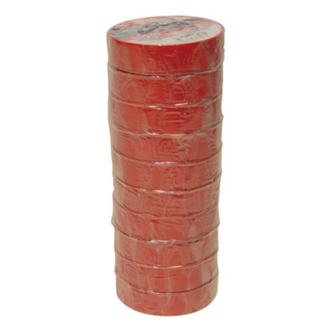 Ruban PVC Rouge pour électricien 19mm x 20m HPX - IR1920