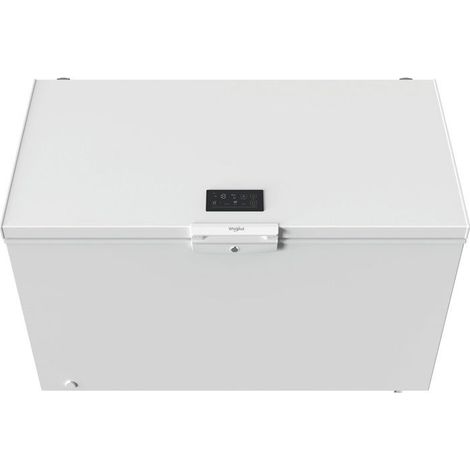 Congélateur coffre - WHIRLPOOL - W3RHS37EW2 - Classe E - 371L - 40db(A) - Serrure - Fonctionne en pièce froide (-15°) - 85x133x70,5 (1/5)