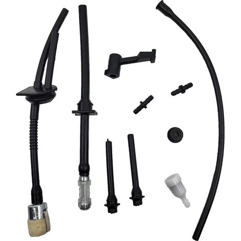 10 Kit Durites Élagueuse 25cc, Pompe Crépine Filtres, Réparation Circuit Alimentation (1/2)