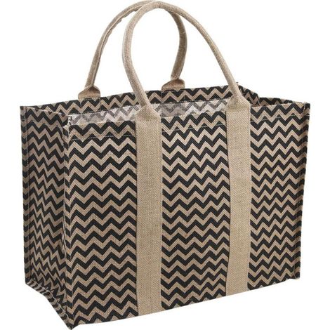 Cabas Jute Zébré Aubry Gaspard Robuste, écologique, Style Zèbre - Aubry Gaspard