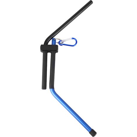 Bogenständer aus Aluminiumlegierung, klappbar, für Recurve-Bögen, Langbögen, blau