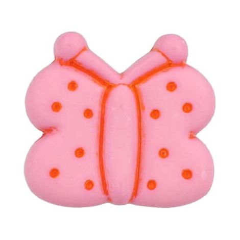 Möbelknopf Kinderzimmerknopf Schrankknopf Rosa Schmetterling Kommodenknopf