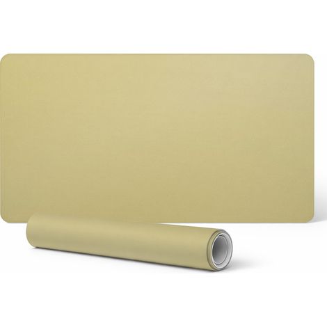 Alfombrilla de escritorio moderna con estampado original, color amarillo, 120x60 cm