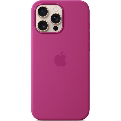 iPhone 16 Pro Max Silicone Case with MagSafe - Fuchsia (1/4)