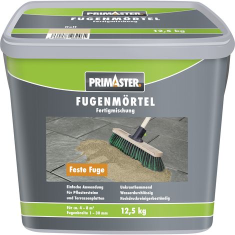 Primaster Fugenmörtel 1 - 30 mm 12,5 kg hell Mörtel