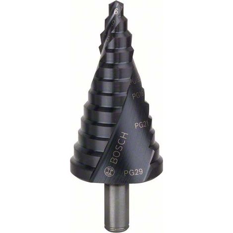 Bosch Stufenbohrer HSS-AlTiN, 6 - 37 mm, 10 mm, 93 mm, 12 Stufen