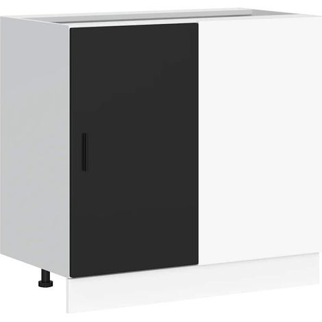 Maison Exclusive - Mueble bajo para fregadero "Lyon" de madera de