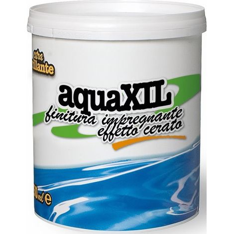 Impregnante ad Acqua Effetto Cerato per Legno Aquaxil Laiv colore Bianco 750 ml
