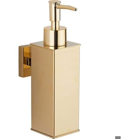 Filiyano-Distributeur de savon mural en acier inoxydable 304 pour la décoration intérieure (finition dorée) (1/4)