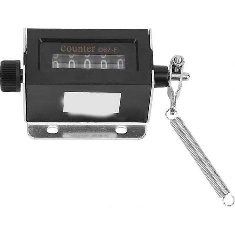 1 compteur manuel à 5 chiffres, mécanique et réinitialisable (1/5)