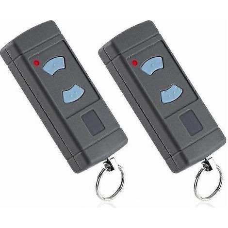 Lot de 2 télécommandes universelles de remplacement pour portes de garage, compatibles avec les systèmes 868 MHz. (1/4)