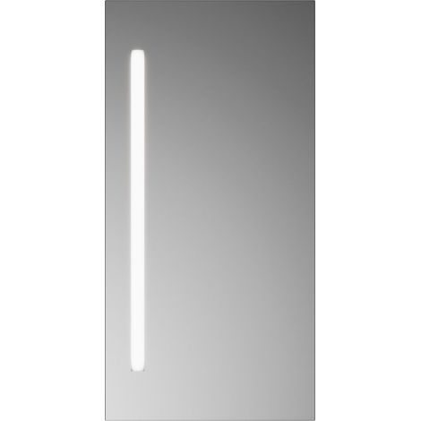 burgbad Lin20 miroir lumineux avec éclairage LED vertical gauche,