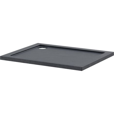 Pearlstone Slate 1000mm x 800mm x 40mm Rectangular Shower Tray (1/4)