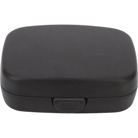 Boîtier de Rangement pour Appareils Auditifs Grande Capacité Portable Noir pour Voyage et Extérieur (1/5)