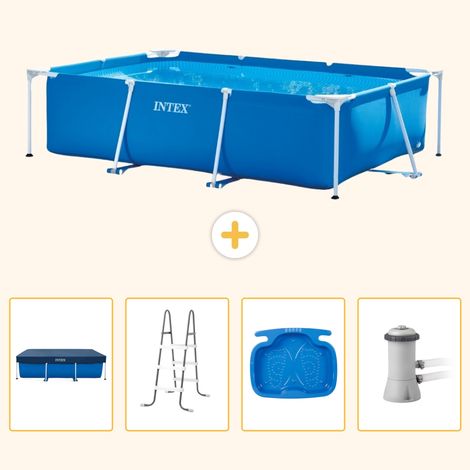 Intex Piscine Tubulaire Rectangulaire - 300x200x75 cm - 5-pièces  S140 (1/5)