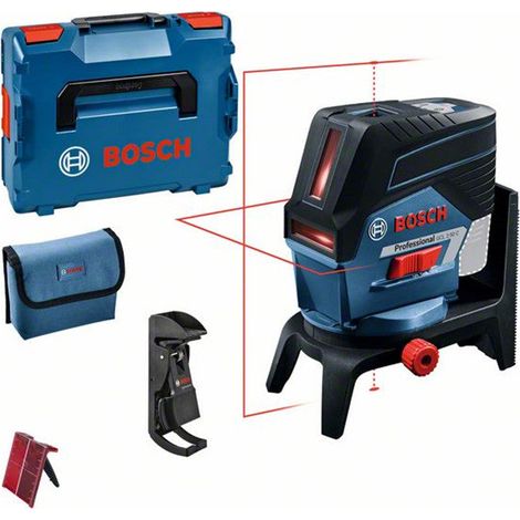 Bosch Professional – Niveau laser GCL 2-50 C – Laser rouge 635-650 nm – Portée 20m/50m – Alimentation batterie Li-Ion 12V ou piles AA – Précision ± 0,3 mm/m