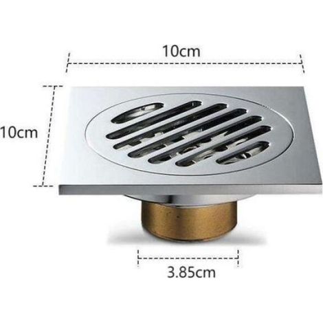 Drain De Sol - Siphon Cuivre Anti-Odeur Anti-Colmatage - Pour Salle De Bain Cuisine Garage - 1 Pièce (1/5)