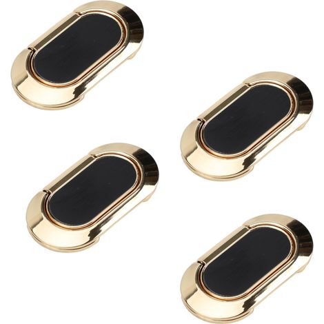 Lot de 4 poignées de placard, boutons de porte et de tiroir, poignées encastrées invisibles..
