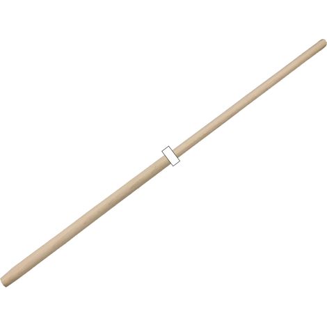 MANICO FAGGIO X SPAZZOL.IND. D.26X150 CON CONO. Prezzo per 1 pezzo. (1/2)